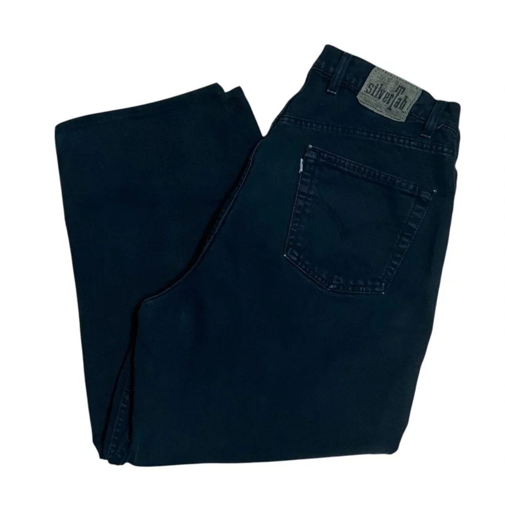 Vintage Levi’s SilverTab Purple Label 90s Baggy Black Jeans Y2K